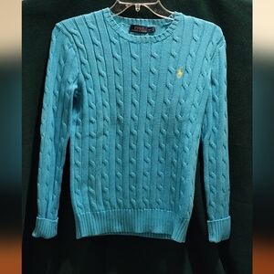 Ralph Lauren Aqua Knit Sweater